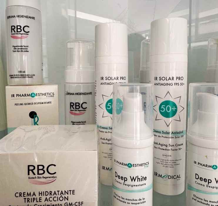 Sandra estética Onil cremas faciales